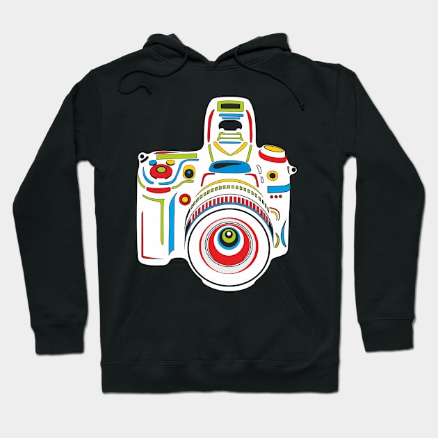 Rainbow Camera Hoodie by XOOXOO